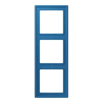 JUNG afdekraam 3-voudig Les Couleurs bleu ceruleen 31 211 (LC 983 211)