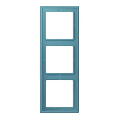 JUNG afdekraam 3-voudig Les Couleurs ceruleen vif 212 (LC 983 212)