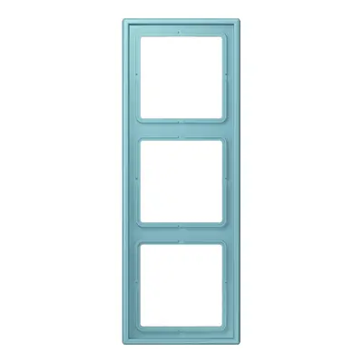 JUNG afdekraam 3-voudig Les Couleurs ceruleen moyen 213 (LC 983 213)