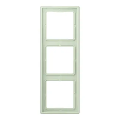 JUNG afdekraam 3-voudig Les Couleurs vert anglais pale 218 (LC 983 218)