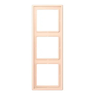 JUNG afdekraam 3-voudig Les Couleurs rose pale 228 (LC 983 228)