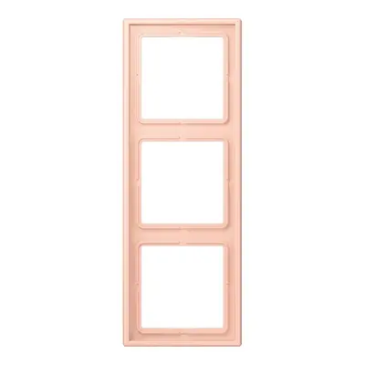 JUNG afdekraam 3-voudig Les Couleurs l'ocre rouge clair 234 (LC 983 234)