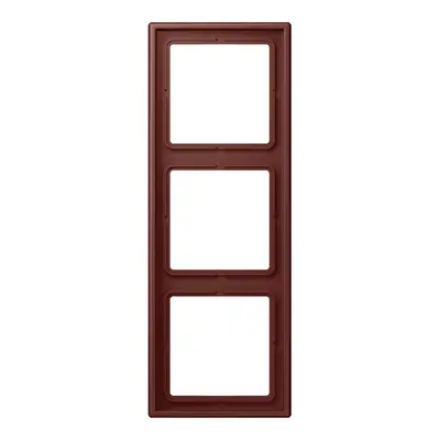 JUNG afdekraam 3-voudig Les Couleurs sienne brulee 31 235 (LC 983 235)