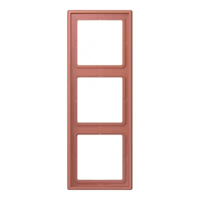 JUNG afdekraam 3-voudig Les Couleurs terre sienne brique 236 (LC 983 236)