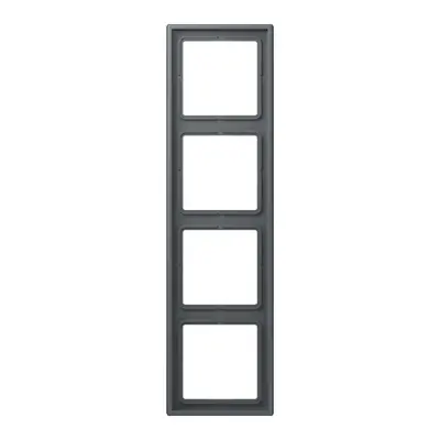 JUNG afdekraam 4-voudig Les Couleurs gris fonce 31 202 (LC 984 202)