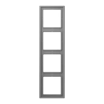 JUNG afdekraam 4-voudig Les Couleurs gris 31 203 (LC 984 203)