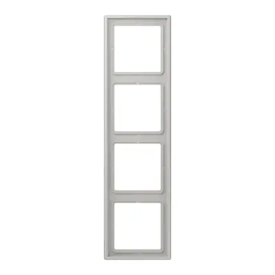 JUNG afdekraam 4-voudig Les Couleurs gris clair 31 205 (LC 984 205)