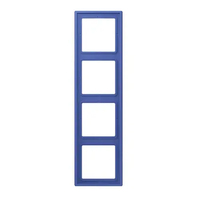 JUNG afdekraam 4-voudig Les Couleurs bleu outremer 31 206 (LC 984 206)