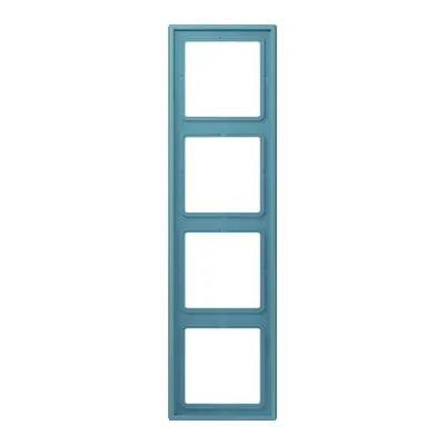 JUNG afdekraam 4-voudig Les Couleurs ceruleen vif 212 (LC 984 212)