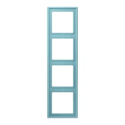 JUNG afdekraam 4-voudig Les Couleurs ceruleen moyen 213 (LC 984 213)