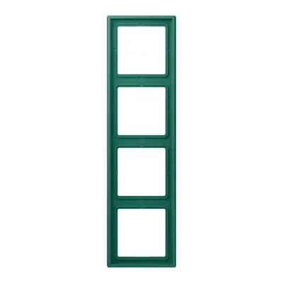 JUNG afdekraam 4-voudig Les Couleurs vert anglais 216 (LC 984 216)
