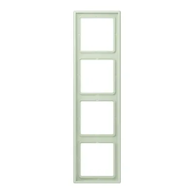 JUNG afdekraam 4-voudig Les Couleurs vert anglais pale 218 (LC 984 218)