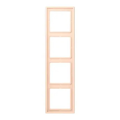 JUNG afdekraam 4-voudig Les Couleurs rose pale 228 (LC 984 228)