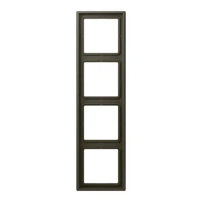 JUNG afdekraam 4-voudig Les Couleurs ombre naturelle 31 241 (LC 984 241)