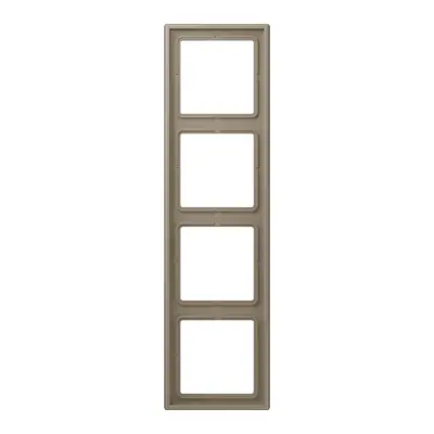 JUNG afdekraam 4-voudig Les Couleurs ombre naturelle moyenne 242 (LC 984 242)