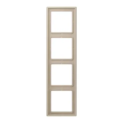 JUNG afdekraam 4-voudig Les Couleurs ombre naturelle claire 243 (LC 984 243)