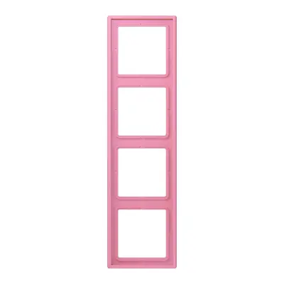JUNG afdekraam 4-voudig Les Couleurs rose vif 246 (LC 984 246)