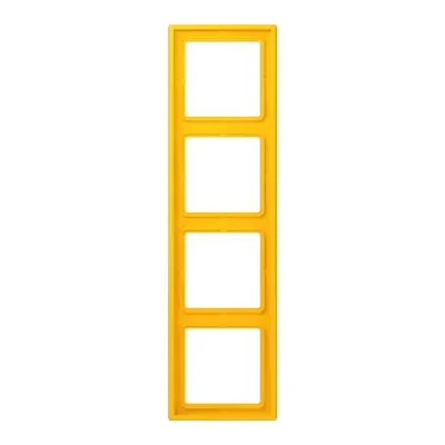 JUNG afdekraam 4-voudig Les Couleurs le jaune vif 263 (LC 984 263)