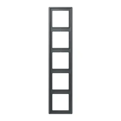 JUNG afdekraam 5-voudig Les Couleurs gris fonce 31 202 (LC 985 202)