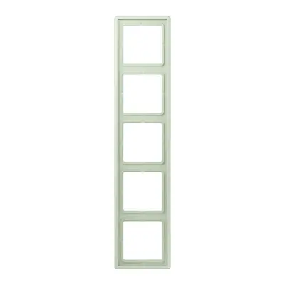 JUNG afdekraam 5-voudig Les Couleurs vert anglais pale 218 (LC 985 218)