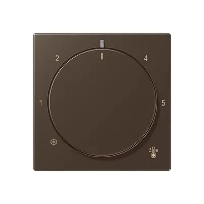 JUNG knop voor ruimtethermostaat A-range mokka (A 1749 BF MO)