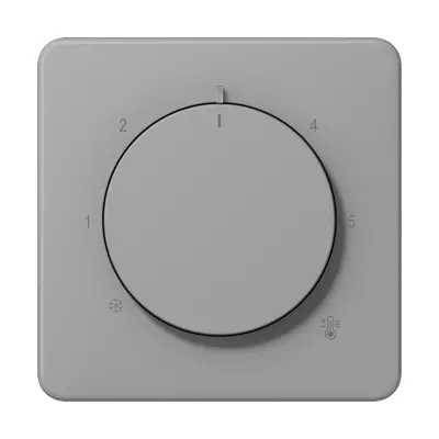 JUNG knop voor ruimtethermostaat CD500 grijs (CD 1749 BF GR)