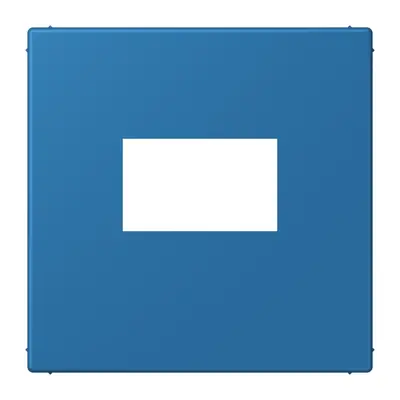 JUNG centraalplaat USB-lader met klikbevestiging Les Couleurs bleu ceruleen 31 211 (LC 1969 USB 211)