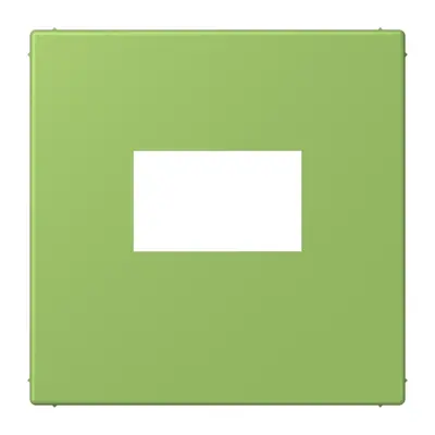 JUNG centraalplaat USB-lader met klikbevestiging Les Couleurs vert 31 220 (LC 1969 USB 220)