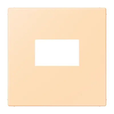 JUNG centraalplaat USB-lader met klikbevestiging Les Couleurs ocre 223 (LC 1969 USB 223)