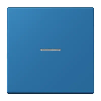 JUNG schakelwip met controlevenster Les Couleurs bleu ceruleen 31 211 (LC 990 KO5 211)