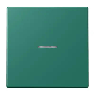 JUNG schakelwip met controlevenster Les Couleurs vert anglais 216 (LC 990 KO5 216)