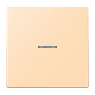 JUNG schakelwip met controlevenster Les Couleurs ocre 223 (LC 990 KO5 223)