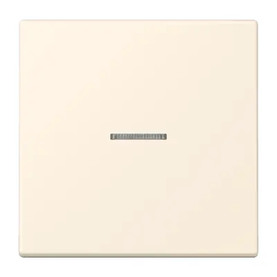 JUNG schakelwip met controlevenster Les Couleurs blanc ivoire 245 (LC 990 KO5 245)