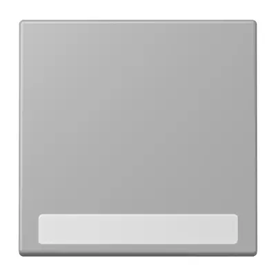 JUNG schakelwip met tekstvenster Les Couleurs gris moyen 204 (LC 990 NA 204)