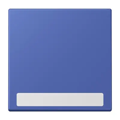 JUNG schakelwip met tekstvenster Les Couleurs bleu outremer 31 206 (LC 990 NA 206)
