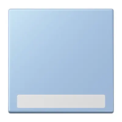 JUNG schakelwip met tekstvenster Les Couleurs outremer moyen 207 (LC 990 NA 207)