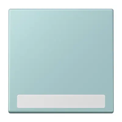 JUNG schakelwip met tekstvenster Les Couleurs ceruleen clair 214 (LC 990 NA 214)