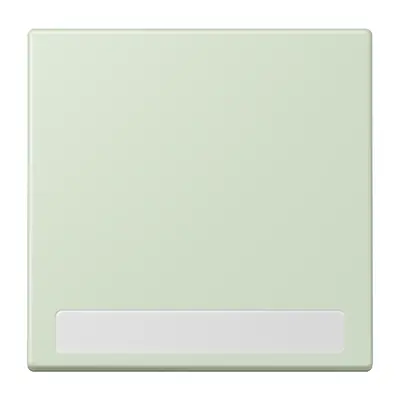 JUNG schakelwip met tekstvenster Les Couleurs vert anglais pale 218 (LC 990 NA 218)