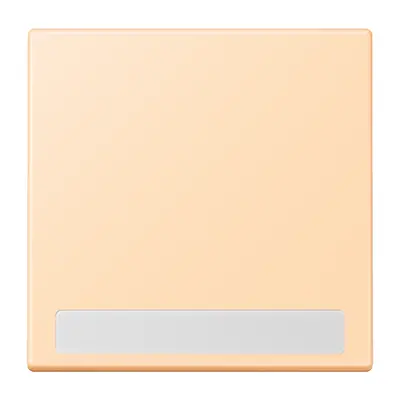 JUNG schakelwip met tekstvenster Les Couleurs ocre 223 (LC 990 NA 223)