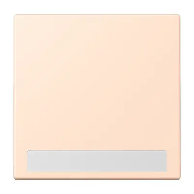 JUNG schakelwip met tekstvenster Les Couleurs rose pale 228 (LC 990 NA 228)