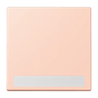 JUNG schakelwip met tekstvenster Les Couleurs l'ocre rouge clair 234 (LC 990 NA 234)