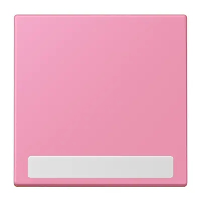 JUNG schakelwip met tekstvenster Les Couleurs rose vif 246 (LC 990 NA 246)