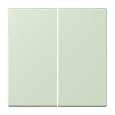 JUNG schakelwip 2-voudig Les Couleurs vert anglais pale 218 (LC 995 218)