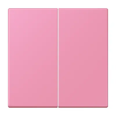 JUNG schakelwip 2-voudig Les Couleurs rose vif 246 (LC 995 246)