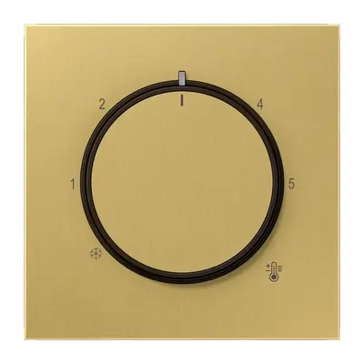 JUNG knop voor ruimtethermostaat LS990 messing klassiek (ME 1749 C)