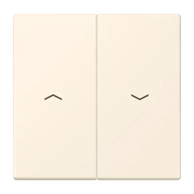 JUNG wip tbv jaloezieschakelaar Les Couleurs blanc ivoire 245 (LC 995 P 245)