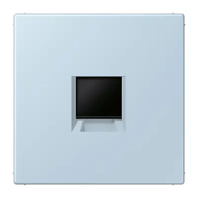 JUNG centraalplaat klikbevestiging 1-voudig met draagring keystone houder Les Couleurs outremer clair 208 (LC 1969-1 WE 208)