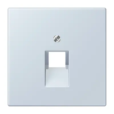 JUNG centraalplaat 1-voudig tbv RJ45 wandcontactdoos Les Couleurs outremer pale 209 (LC 969-1 UA 209)