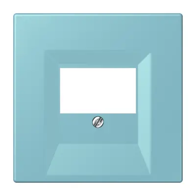 JUNG centraalplaat multimedia Les Couleurs ceruleen moyen 213 (LC 969 T 213)