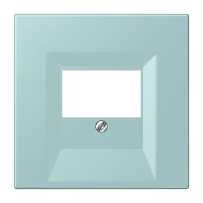 JUNG centraalplaat multimedia Les Couleurs ceruleen clair 214 (LC 969 T 214)